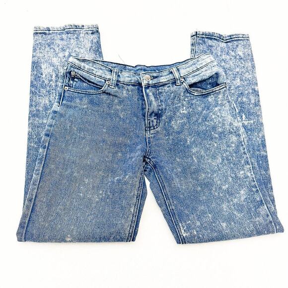 Cheap Monday Acid Wash Denim Straight Leg Jeans Zip Fly Size 29 - Picture 4 of 7